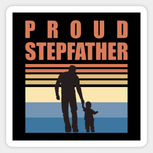 Proud Stepfather - Fathers Day Sticker